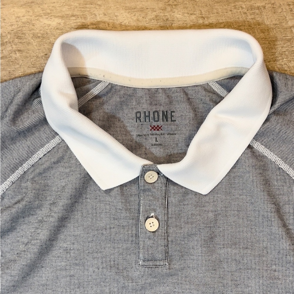 Rhone Men’s Delta Pique Performance Polo Size Large - Picture 4 of 7